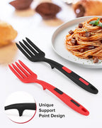 Silicone Flexible Cooking Fork, 11.6 Inch Heat Resistant, Large Non Stick - Image 4