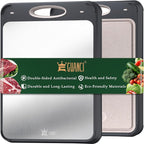 GUANCI Cutting Board for Kitchen Double Sided 304 Stainless Steel Chopping by GUANCI