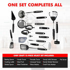 Chef Craft Select Slotted Spoon, 12.75 inch, Stainless Steel - Image 5