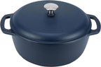 Amazon Basics Enameled Cast Iron Dutch Oven Pot by AmazonBasics