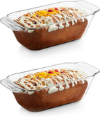 Libbey Baker’s Premium 2 Piece Glass Baking Dish Set, Space Saving Glass by Libbey