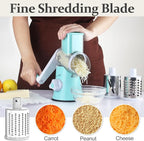 Cambom Rotary Cheese Grater Hand Crank Cheese Shredder - Image 5