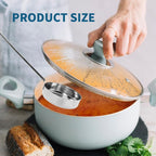 10.55 Inch 3 oz 6 Pcs Silver Stainless Steel 201 Long Handle Soup Spoon - Image 4