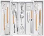 Lifewit Utensil Organizer for Kitchen Drawers, Expandable Cooking Utensil Tray by Lifewit