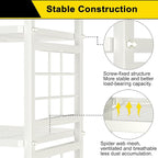 GIOTORENT 5-Wire Standing Storage Shelves, Metal Shelving Unit Pantry Rack - Image 5