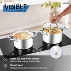 Stainless Steel Stock Pot 4 Quart, Homikit Induction Stockpot - Image 4