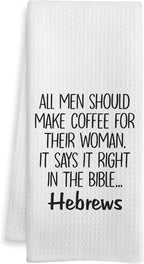 Funny Coffee Kitchen Towels, Coffee Gifts by Unknown
