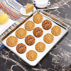 Wildone Baking Sheet Set of 3, Stainless Steel Cookie Sheet Cooking Sheet Pan - Image 5