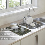 Dish Drying Mat for Kitchen Counter 2 Pack - Image 2