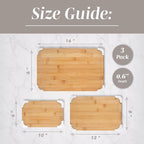COOK WITH COLOR Non-Slip Cutting Board Set – Kitchen Essentials with Easy Grip - Image 3