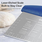 Ourokhome 2 Pack Bench Scraper Dough Cutter, Stainless Steel Dough Scraper - Image 3