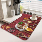 Dish Drying Mat for Kitchen Counter 2 Pack - Image 3