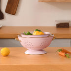 Metal Colander Set of 2, Strainer Basket - Image 7