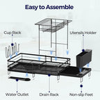 Large Dish Drying Rack, Expandable Dish Rack - Image 8