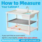 Winisok Silicone Under Sink Mat 31" x 19", kitchen Essentials and Gadgets - Image 6