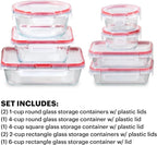 Pyrex Freshlock Glass Food Storage Containers Set, Airtight & Leakproof Plastic - Image 3