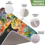 Spring Summer Floral Cat Dish Drying Mat - Image 3