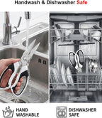 All-Purpose Kitchen Shears, Sharp Stainless Steel Kitchen Scissors - Image 6