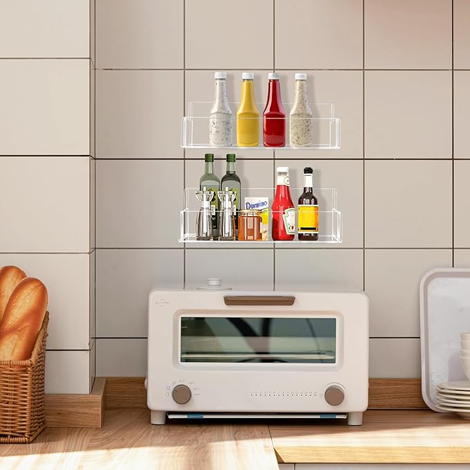 Acrylic Spice Rack Wall Mount - Image 5
