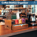 Coffee Bar Station Organizer for Countertop, Coffee and Tea Drawer Organizer - Image 5