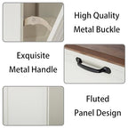 13 Gallons Tilt Out Trash Cabinet, Hidden Trash Can Cabinet Wooden Tilt Out Pet - Image 3