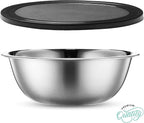 WHYSKO Stainless Steel Mixing Bowl Set, 10 Piece Stainless Steel Mixing Bowls - Image 7