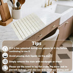 Dish Drying Mats, Large 24x16 Inch Diatomaceous Earth Drying Mat / - Image 3