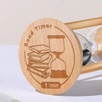 1 Minute Hourglass, 1 Min Wooden Sand Timer, Wood Sand Watch, One Minute Mini - Image 3