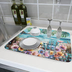 Spring Summer Sea Chair Dish Drying Mat - Image 6
