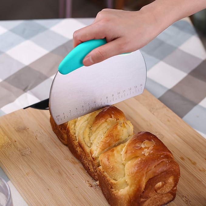 1 pcs Dough Pastry Scraper Chopper/Stainless Steel Dough Scraper Cutter - Image 5