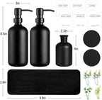 Dish Soap Dispenser for Kitchen, Kitchen Soap Dispenser Set - Image 2