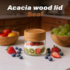 6-Pack 4 fl oz Stackable Airtight Glass Jars – Small Mason Jars designed - Image 6