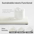 2PCS Water Absorbing Stone Drying Tray Mat - Image 6