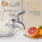 DD&HAPP Gallon Glass Drink Dispensers - Image 2