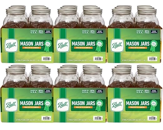 Ball Wide Mouth Glass Mason Jars by BallJar