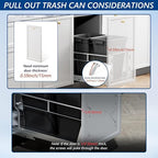 Insputer Dual Pull Out Trash Can Under Cabinet - Image 5