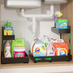 REALINN Expandable Under Sink Organizers and Storage, 2 Tier Under Cabinet by REALINN