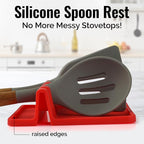 Zulay Kitchen Silicone Utensil Rest - Image 2