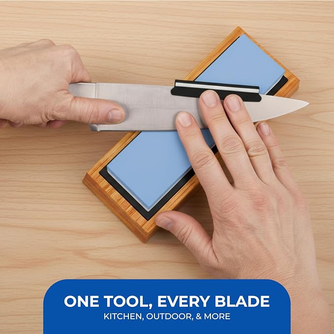 Sharp Pebble Premium Whetstone Knife Sharpening System – 1000/6000 Grit - Image 5