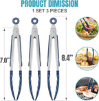 Hotec Mini Silicone Kitchen Tongs - Image 3