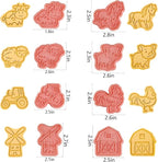 Farm Cookie Cutters Set, Cute Cookie Cutters - Image 3