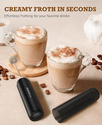 SIMPLETASTE Milk Frother Handheld Electric Foam Maker, Drink Mixer - Image 3