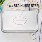 TeamFar Baking Sheet, Stainless Steel Baking Pan Cookie Sheet, Healthy & Non - Image 5