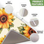 Spring Summer Dish Drying Mat 16x18 Inch Absorbent Reversible Sunflower Drying - Image 3