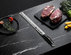 WIZEKA 12 Inch Damascus Slicing Knife - Image 5