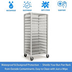 Bun Rack Cover – Transparent PVC - Image 4