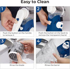 X Home Rotary Cheese Grater for Kitchen, Shredder - Image 8