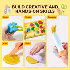 Jar Melo Dough Tool Set, Dough Accessories Includes Cutters, Safety Scissors - Image 3