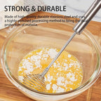Stainless Steel Spring Coil Whisk 1 Pack, Wire Whip Egg Beater, Kitchen - Image 5