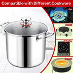 LIANYU 12 QT Stock Pot with Lid, 12 Quart Deep Tall Large Soup Pot - Image 5